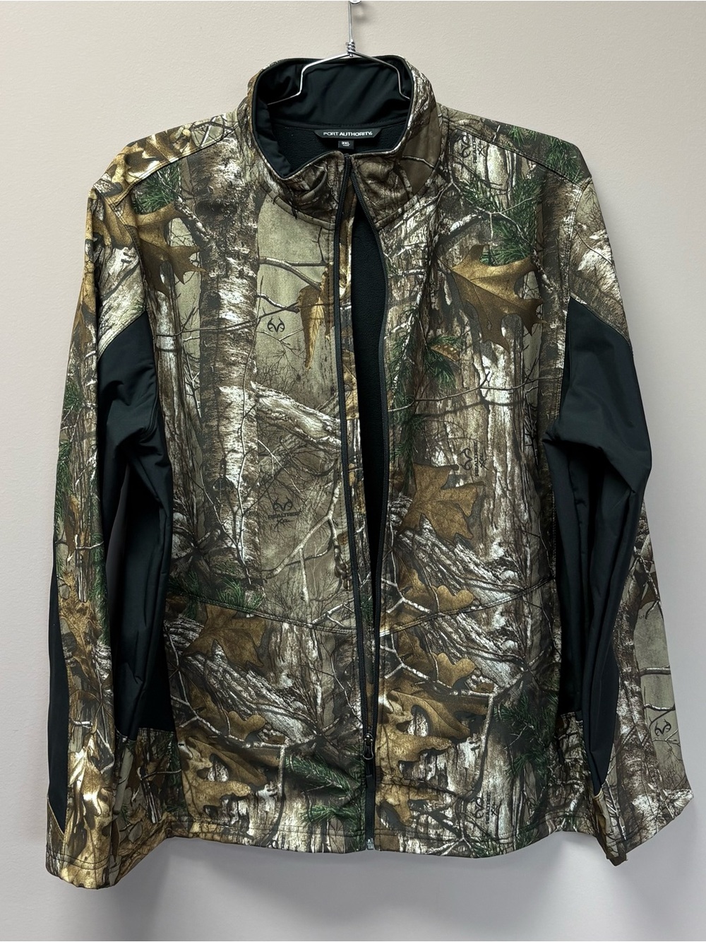 Port Authority Men's Camo Lightweight Jacket with Black Panels